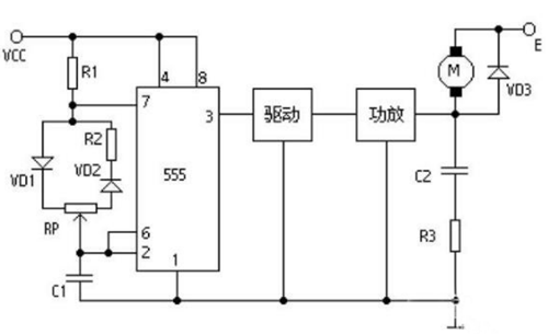 PWM調(diào)速器電路圖